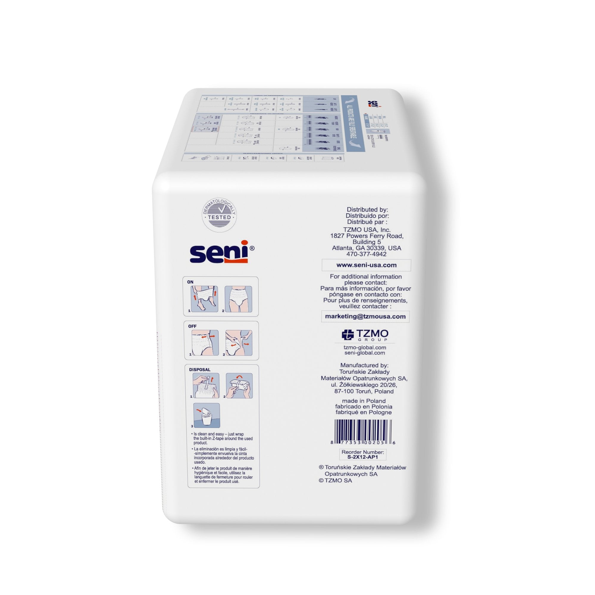 Seni® Active Super Plus Overnight Heavy Absorbent Underwear, 2X-Large - Incontinence>Adult Briefs and Protective Undergarm...