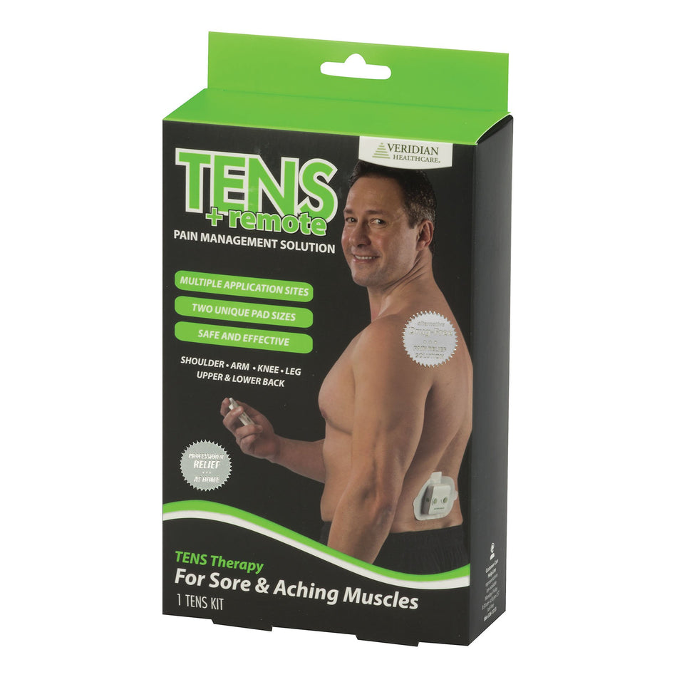 TENS + remote Pain Management Solution TENS kit-TENS Unit Veridian Healthcare� Single-Channel