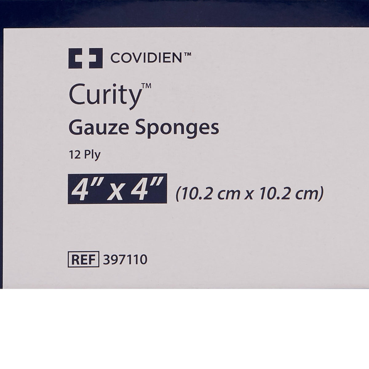 Curity Sterile USP Type VII Gauze Sponge, 4 x 4 Inch, 12-Ply-Gauze Sponge Curity 4 X 4 Inch 12-Ply Sterile 10 per Pouch