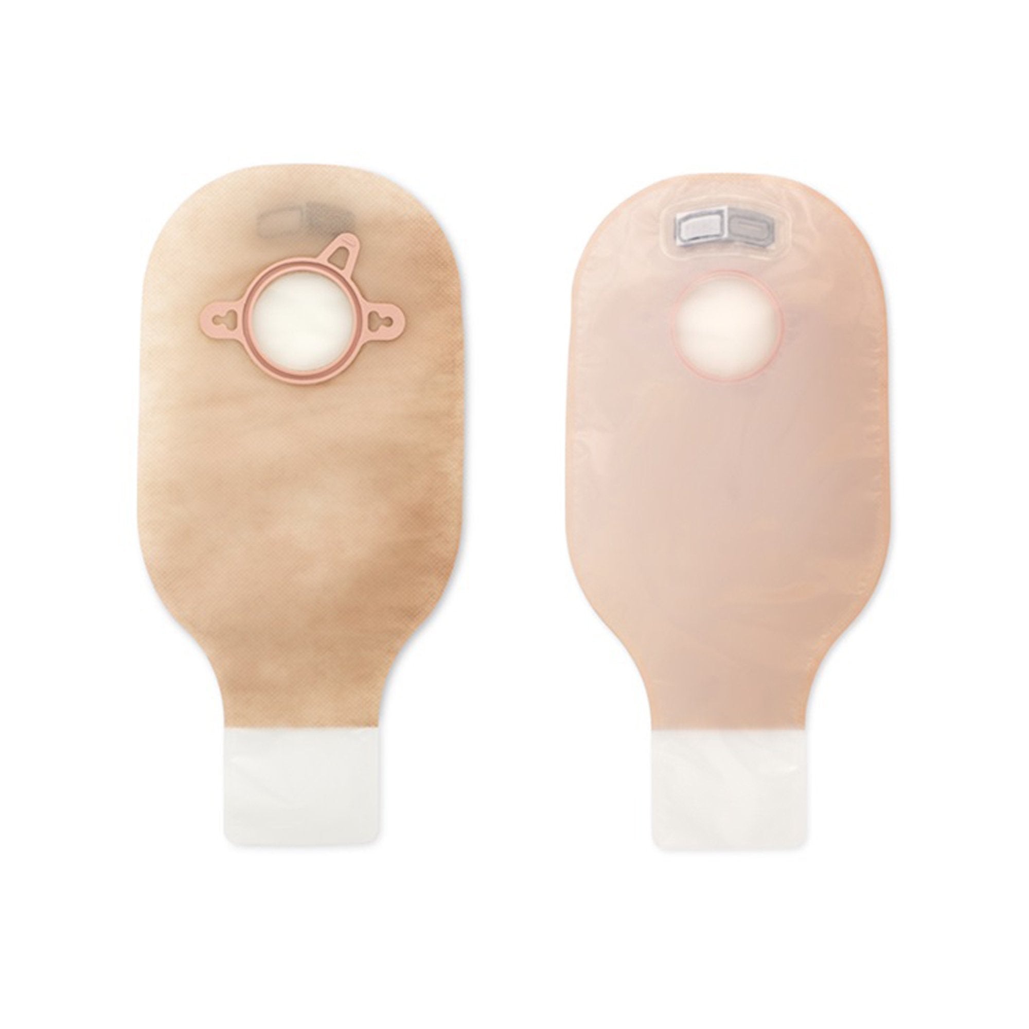New Image Drainable Transparent Colostomy Pouch, 12-Inch Length, 1 Inch Flange-Colostomy Pouch New Image Two-Piece System 12 Inch Length Drainable