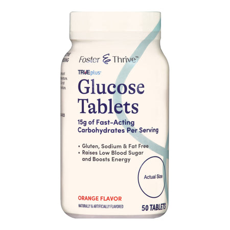 Foster & Thrive™ Trueplus Glucose Tablets Orange - Pharmaceuticals>Over the Counter>Glucose Supplements - McKesson Brand
