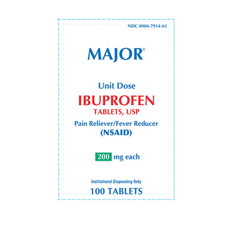 Major® Ibuprofen Pain Relief - Pharmaceuticals>Over the Counter>Pain Relief - Major Pharmaceuticals