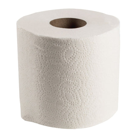 Scott Toilet Tissue-Toilet Tissue Scott Essential White 2-Ply Standard Size Cored Roll 550 Sheets 4 X 4-1/10 Inch