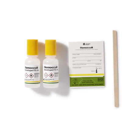 Hemoccult Single Slides Fecal Occult Blood Colorectal Cancer Screening Test Kit-Cancer Screening Test Kit Hemoccult Single Slides Fecal Occult Blood Test (FOBT) 100 Tests CLIA Waived