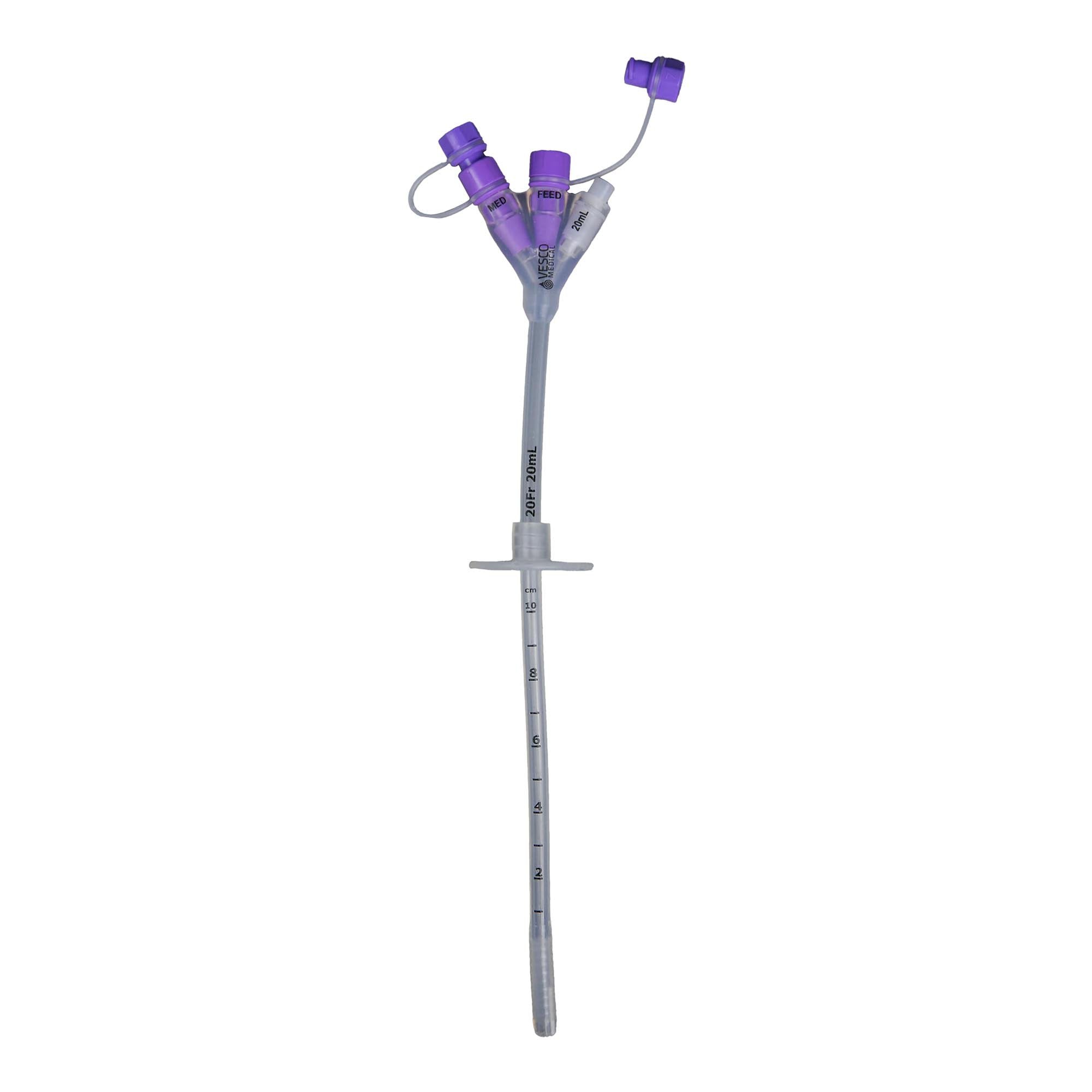 Vesco Medical™ Gastrostomy Feeding Tube, 20 Fr. - Nutritionals and Feeding Supplies>Feeding Supplies>Feeding Tubes>Gastros...