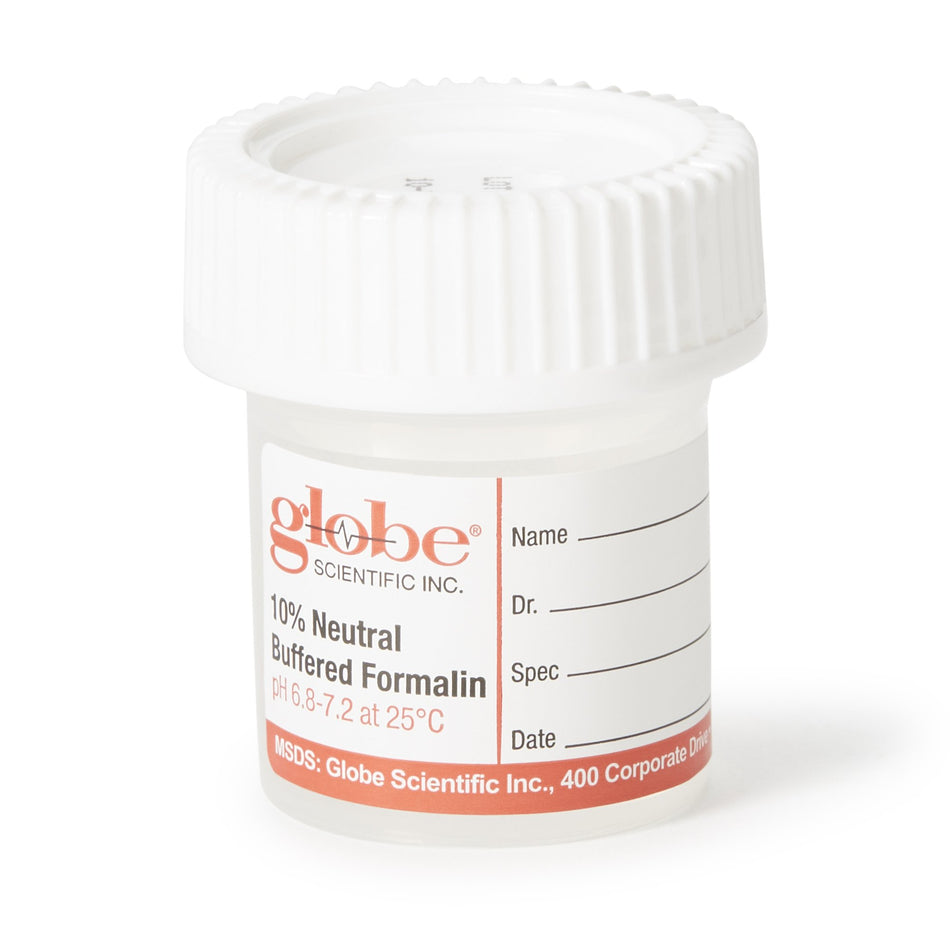 Click-It Prefilled Formalin Container, 10 mL Fill in 20 mL-Prefilled Formalin Container Click-It 38 X 44 mm 10 mL Fill in 20 mL (0.67 oz.) Screw Cap Warning Label / Patient Information NonSterile