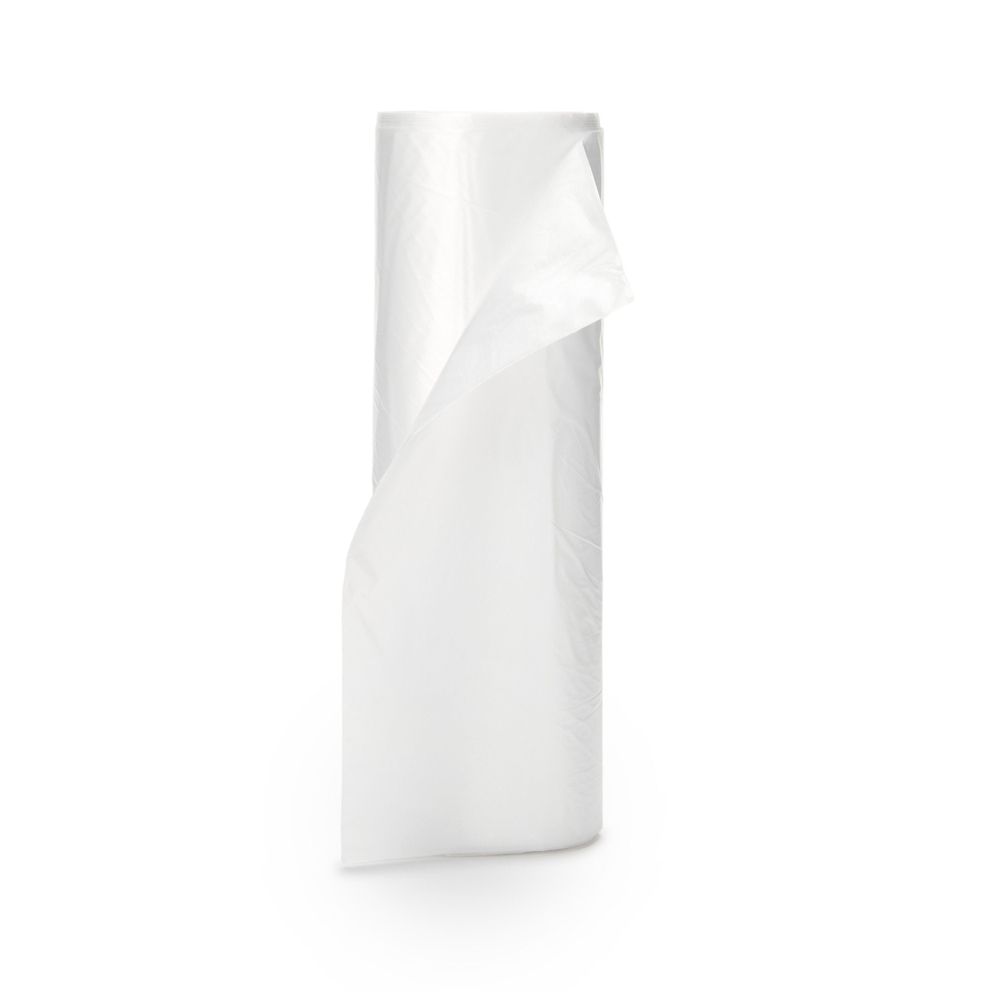Colonial Trash Bag, 33 gal-Trash Bag Colonial Bag 33 gal. Clear HDPE 16 Mic. 33 X 40 Inch X-Seal Bottom Coreless Roll
