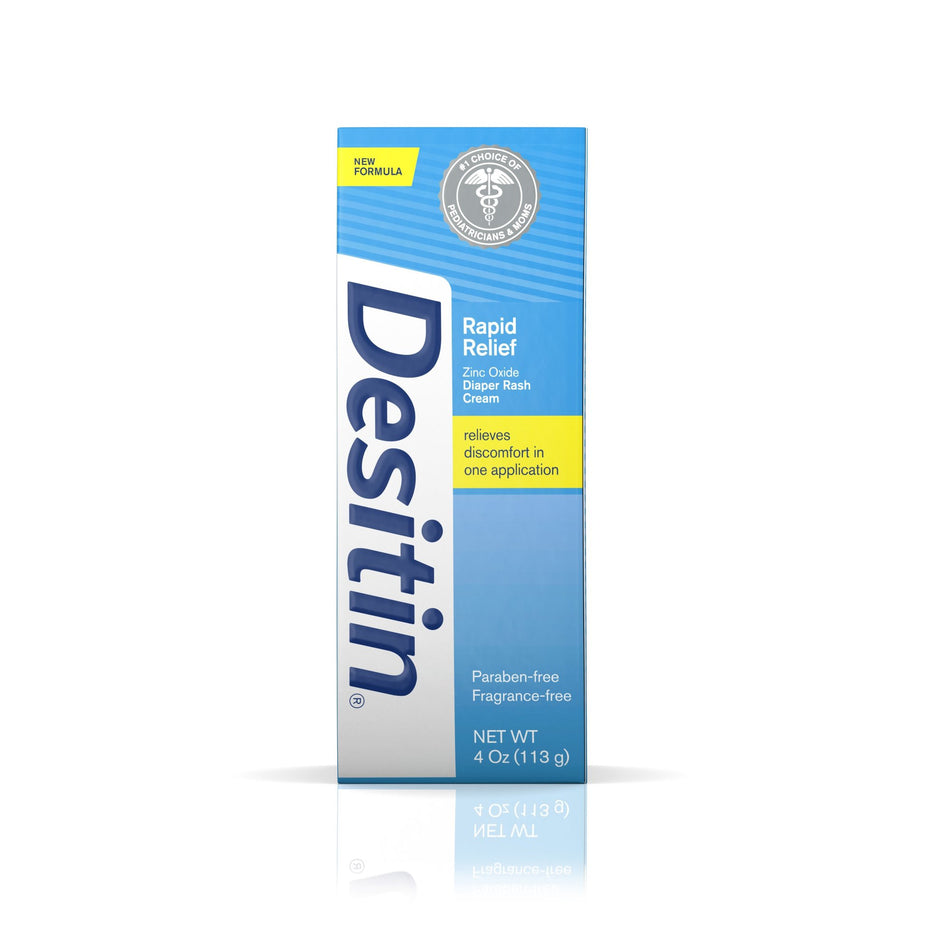 Desitin Rapid Relief Scented Diaper Rash Treatment Cream, 4 oz. Tube-Diaper Rash Treatment Desitin Rapid Relief 4 oz. Tube Scented Cream
