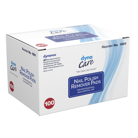 dynarex Nail Polish Remover Pads-Nail Polish Remover Pad dynaCare 1.97 X 2.48 Inch