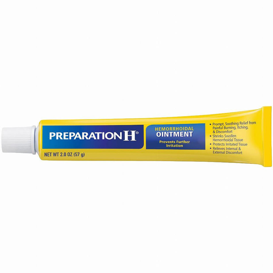 Preparation H Hemorrhoidal Ointment, 2-ounce Tube-Hemorrhoid Relief Preparation H Ointment 2 oz.