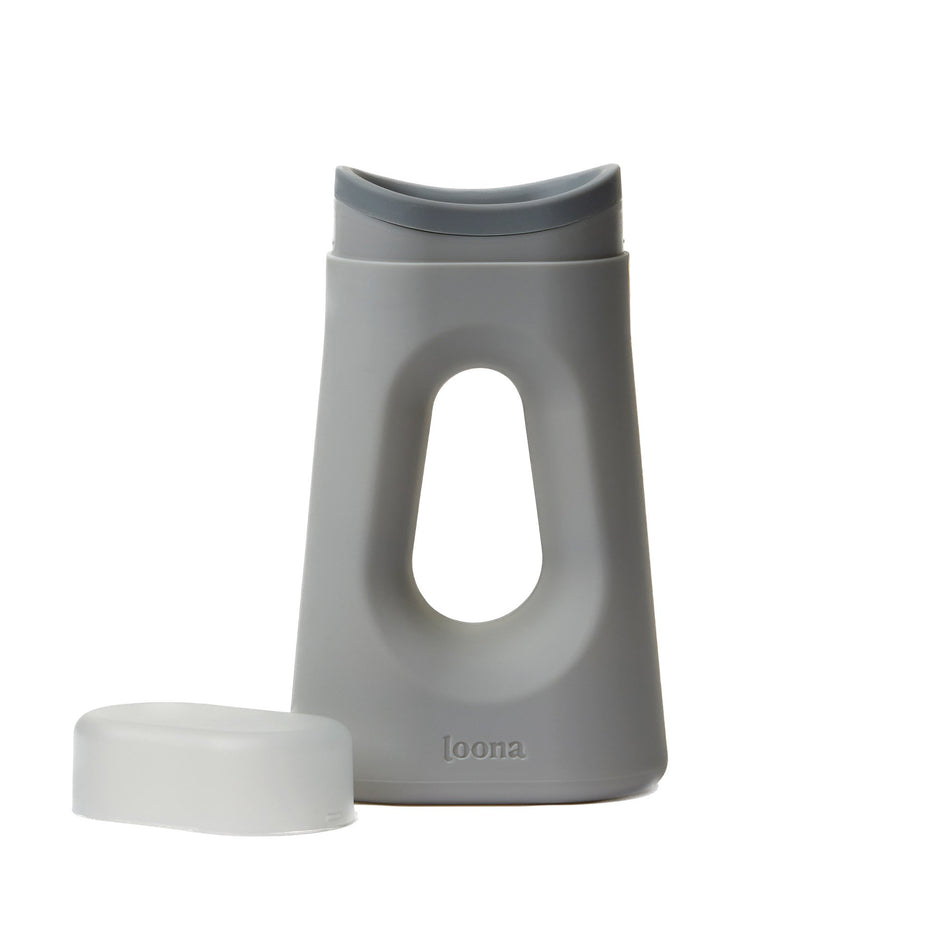 The Loona Female Urinal, Moon Grey-Female Urinal The Loona 30 oz. With Closure Single Patient Use