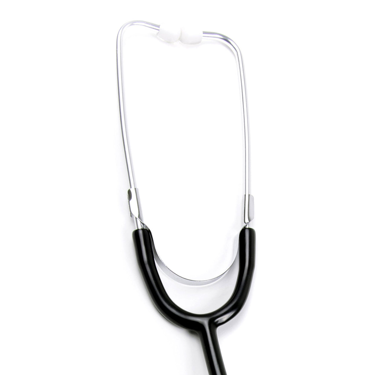 McKesson General Exam Stethoscope-General Exam Stethoscope McKesson Black 1-Tube 21 Inch Tube Single Sided Chestpiece