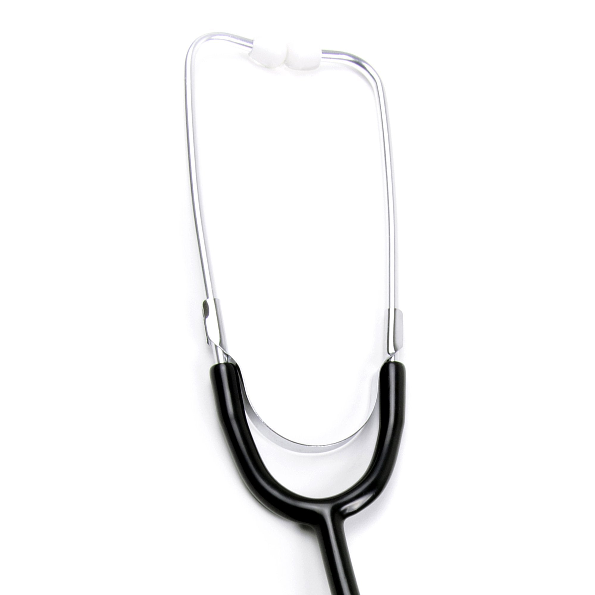 McKesson General Exam Stethoscope-General Exam Stethoscope McKesson Black 1-Tube 21 Inch Tube Single Sided Chestpiece