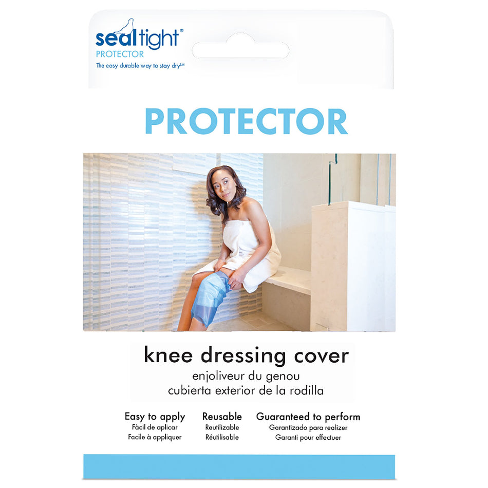 Seal-Tight Knee Cast Protector, Medium-Knee Cast and Bandage Protector SEAL-TIGHT Protector Medium Thermoplastic Elastomer 19 to 23 Inch Thigh Circumference