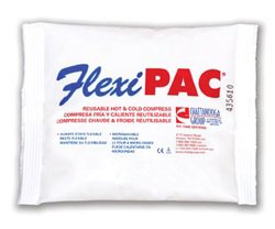 FlexiPac Hot / Cold Therapy Pack, 8 x 14 Inch-Hot / Cold Pack FlexiPac General Purpose 8 X 14 Inch Plastic / Gel Reusable