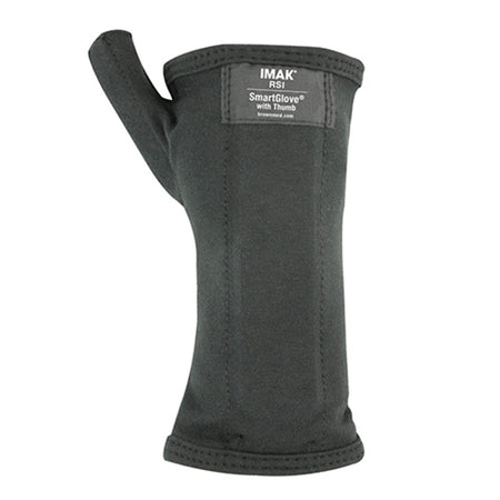 IMAK RSI SmartGlove with Thumb Support Glove, Large, Black-Wrist / Hand Support IMAK RSI SmartGlove with Thumb Support Cotton / Spandex Left or Right Hand Black Large