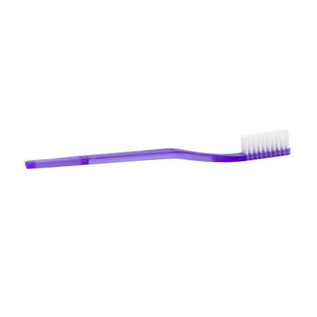 DawnMist Soft Bristle Toothbrush, 40 Tuft, Purple-Toothbrush DawnMist Translucent Purple Adult Soft