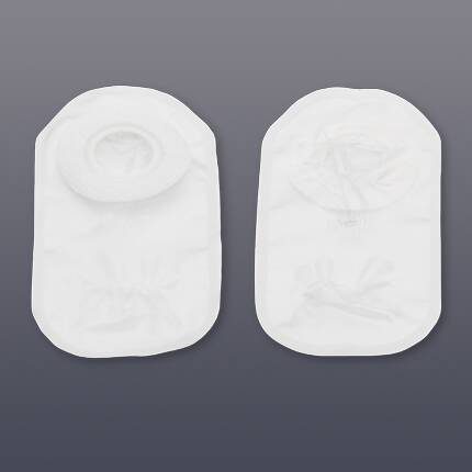 Pouchkins One-Piece Closed End Transparent Colostomy Pouch, 6 Inch Length, Up to 5/8 Inch Stoma-"Ostomy Pouch Pouchkins Premie One-Piece System 6 Inch Length Flat, Trim To Fit Up to 5/8 Inch Stoma Closed End"