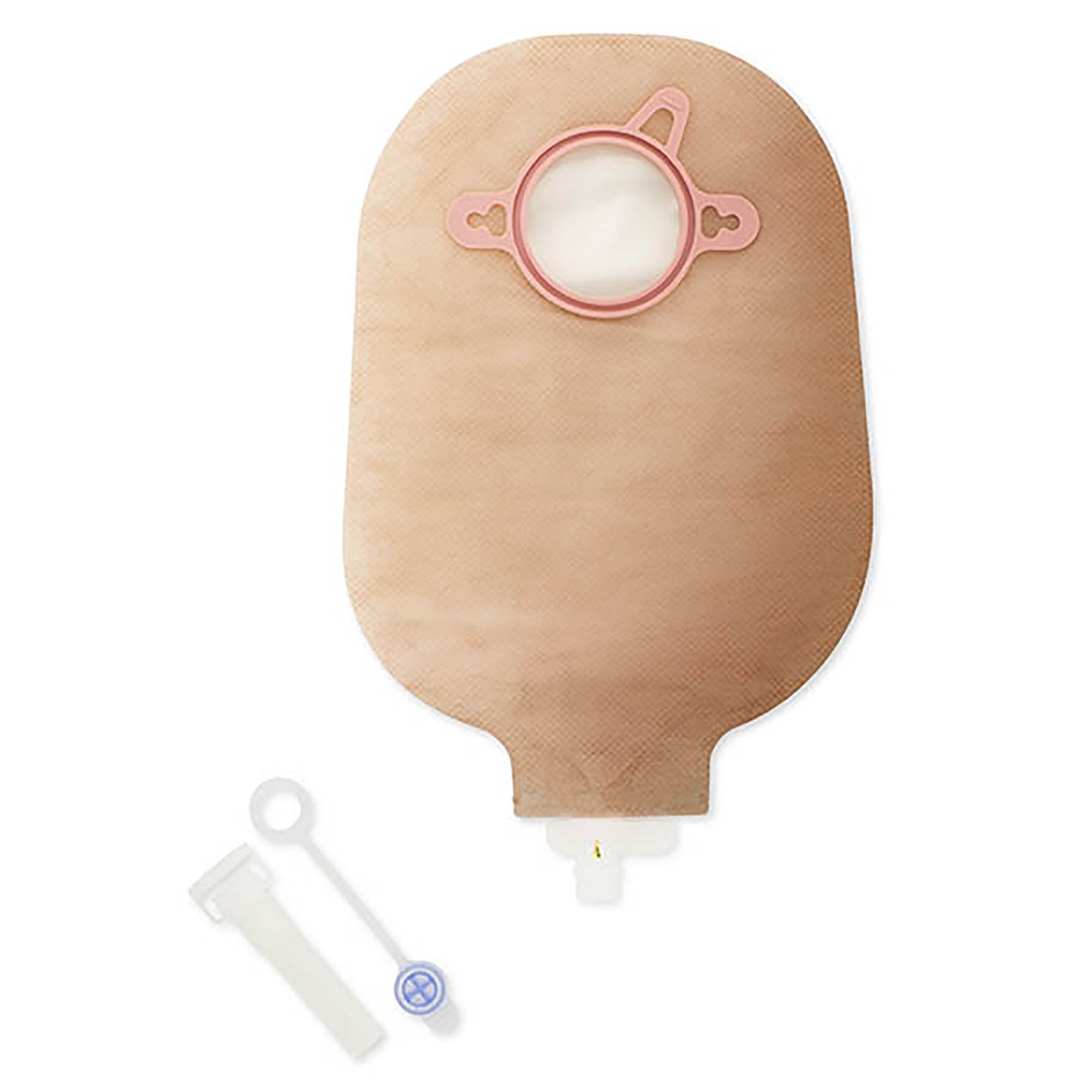 New Image Two-Piece Drainable Transparent Urostomy Pouch, 9 Inch Length, 2 Inch Flange-"Urostomy Pouch New Image Two-Piece System 9 Inch Length, Maxi 2-1/4 Inch Stoma Drainable"
