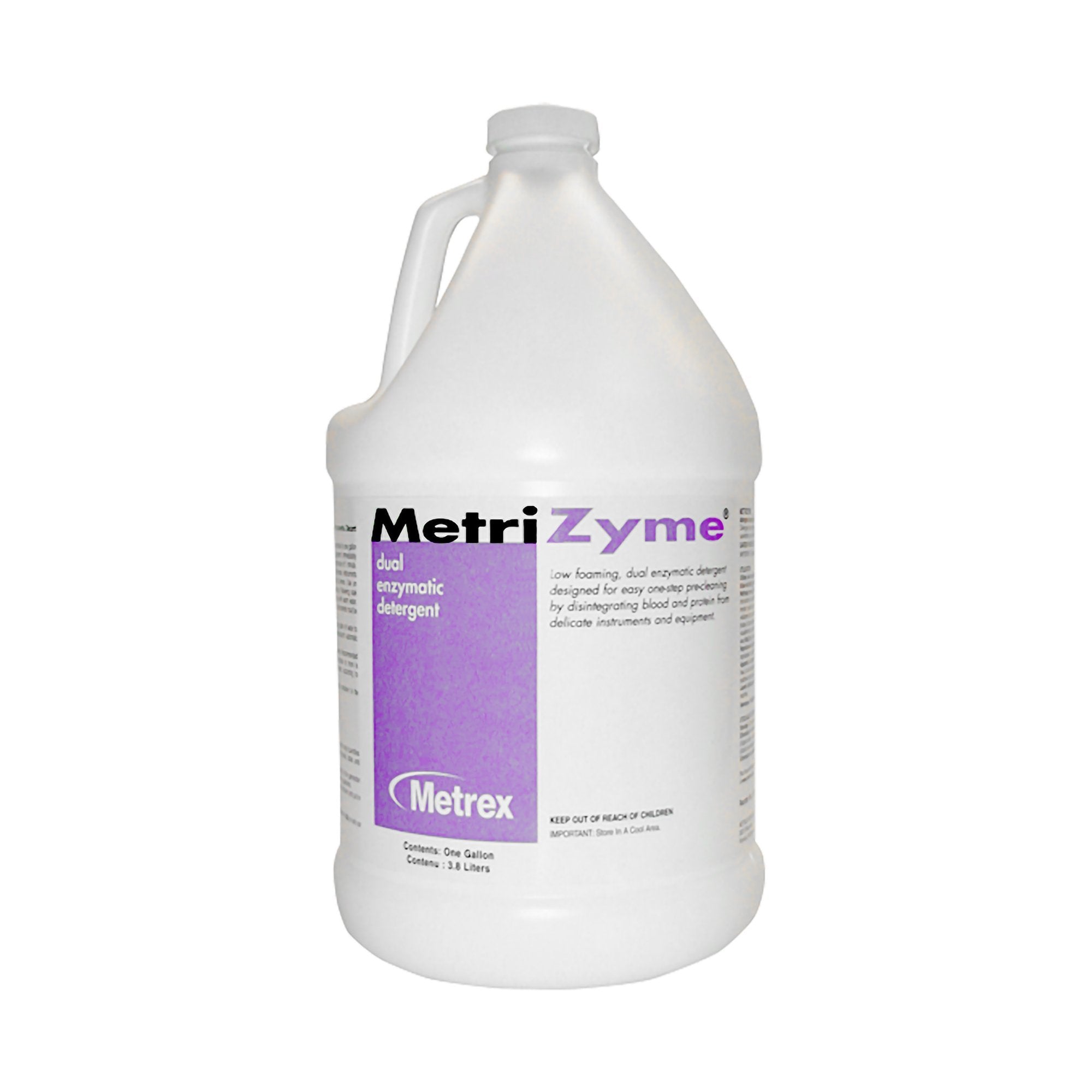 MetriZyme Dual Enzymatic Instrument Detergent / Presoak-Dual Enzymatic Instrument Detergent MetriZyme Liquid Concentrate 1 Quart Bottle Mint Scent