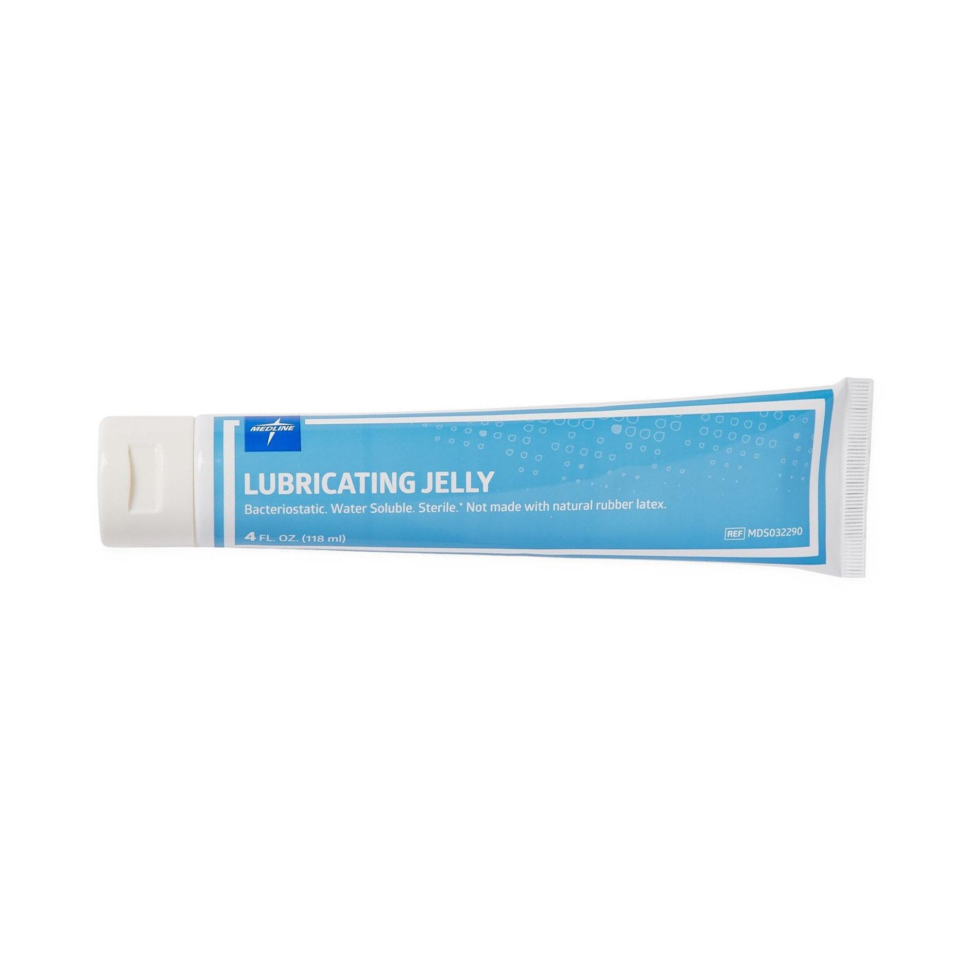 E-Z Lubricating Jelly, 4-ounce tube-Lubricating Jelly E-Z 4 oz. Tube Sterile