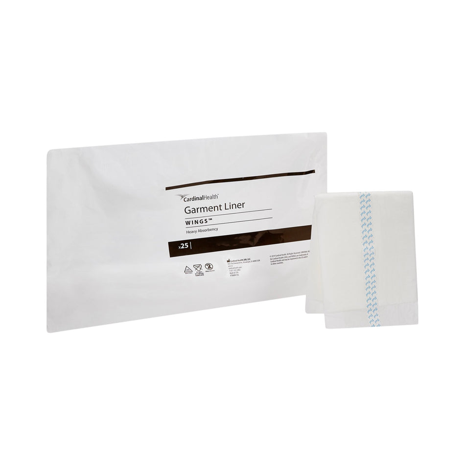 Simplicity Extra Heavy Incontinence Liner, 10 x 24 Inch-Incontinence Liner Wings 10 X 24 Inch Heavy Absorbency Polymer Core One Size Fits Most