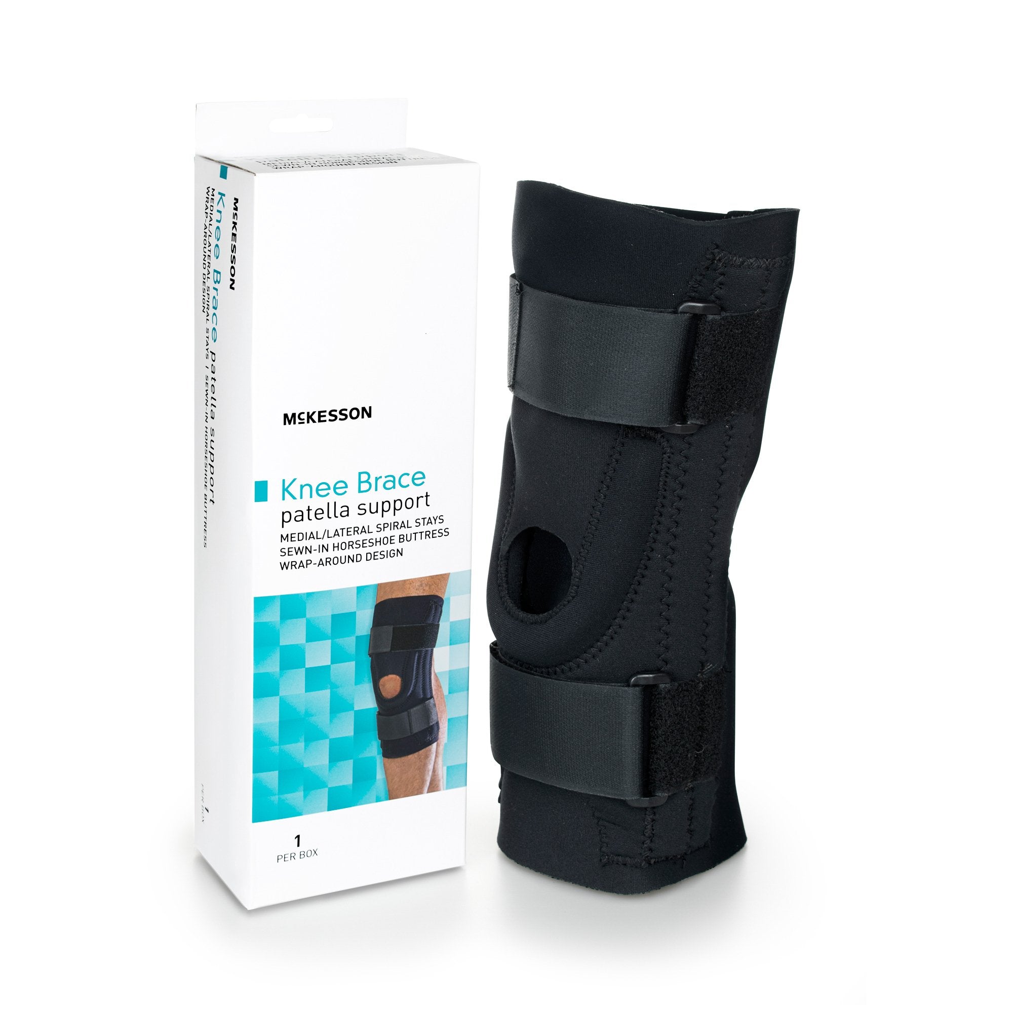 McKesson Patella Support Knee Brace, Large - Orthopedic>Immobilizers, Splints and Supports>Lower Body>Knee - McKesson Brand