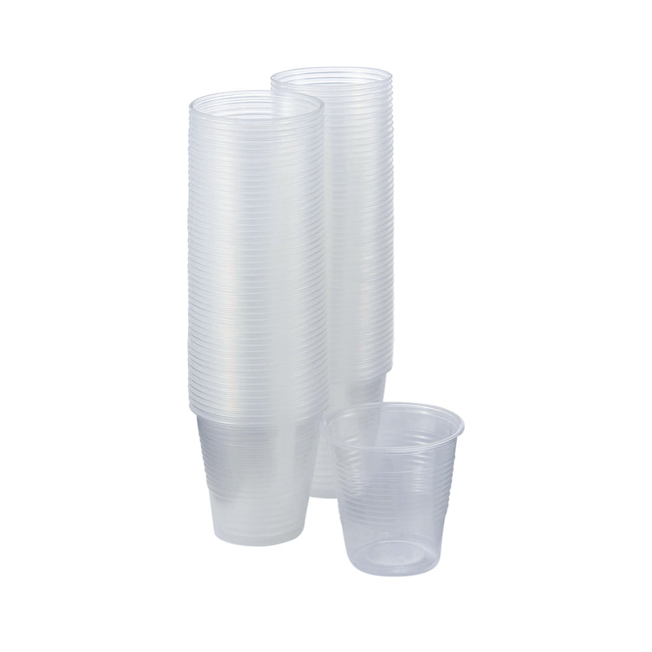 McKesson Polypropylene Drinking Cups, 5 oz, Clear-Drinking Cup McKesson 5 oz. Clear Polypropylene Disposable