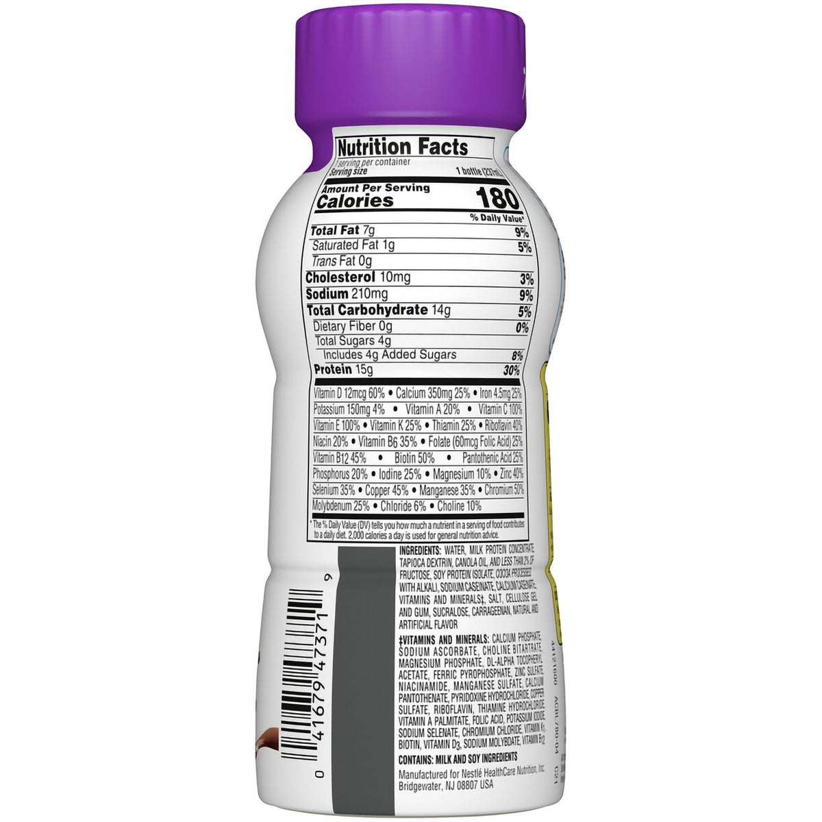 Boost Women Chocolate Balanced Nutritional Drink, 8-ounce bottle-Oral Supplement Boost Women Chocolate Flavor Liquid 8 oz. Bottle