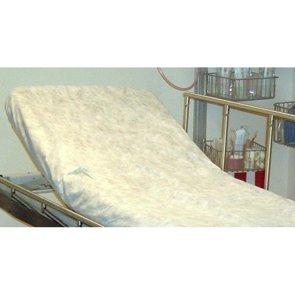 Rapid Refresh Fitted Gurney Sheet, 37 x 85 Inch-Gurney Sheet Rapid Refresh Fitted 37 X 85 Inch White Spunbond Polypropylene Disposable