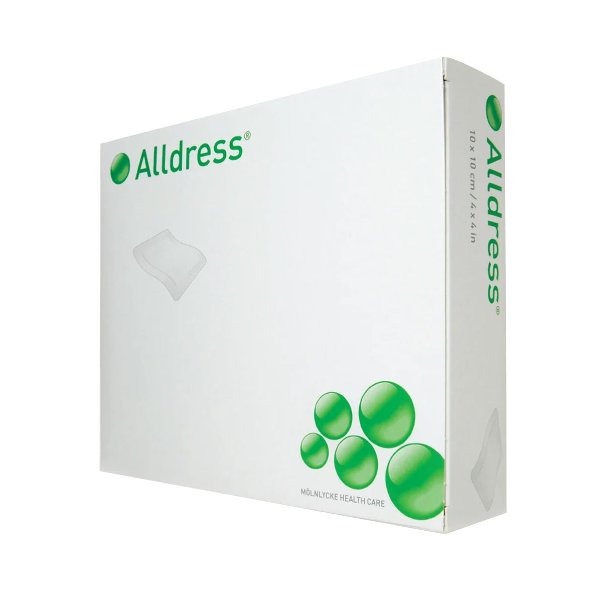 Alldress Composite Dressing, 4 x 4 Inch-Composite Dressing Alldress 4 X 4 Inch Square Sterile
