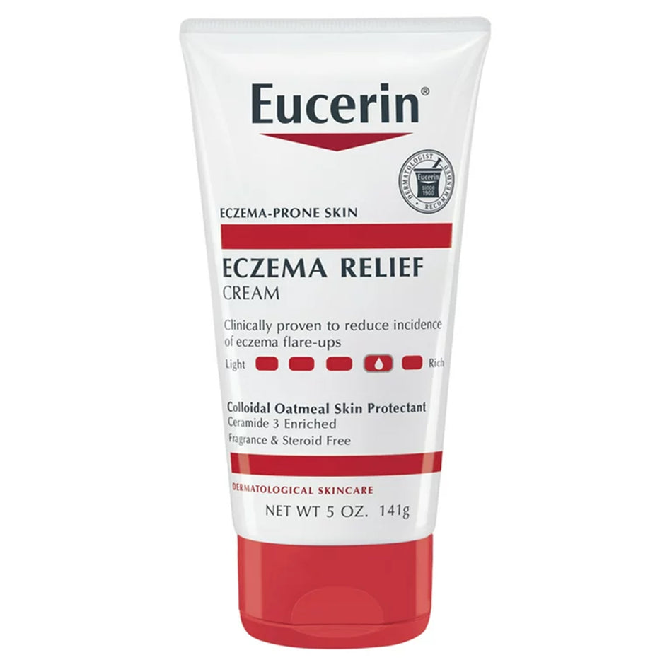 Eucerin� Eczema Relief Cream, 5 oz.-Eczema Cream Eucerin� Eczema Relief 5 oz. Tube Unscented Cream