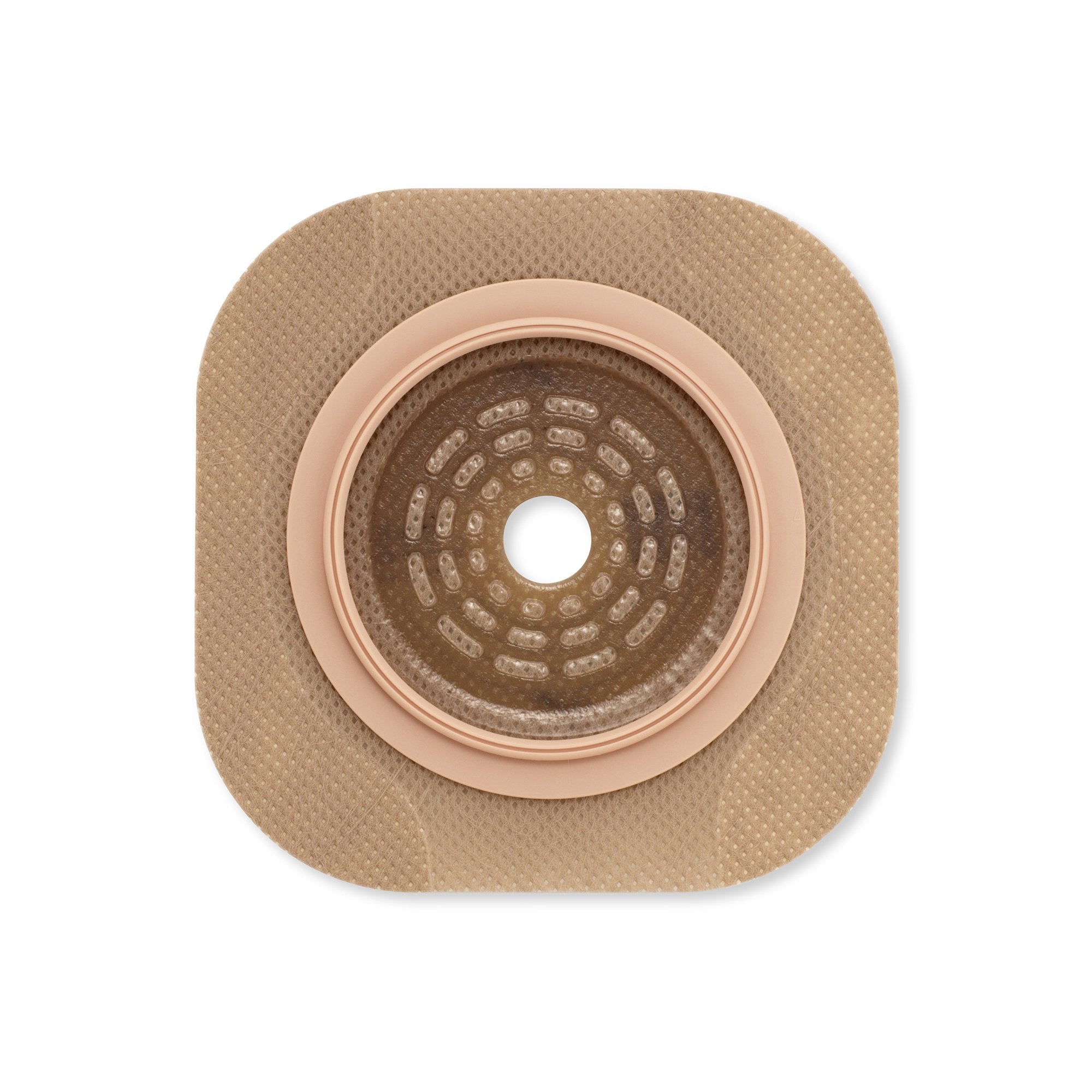 New Image Flat CeraPlus Ostomy Barrier, 1-1/2 Inch Opening-"Ostomy Barrier New Image Flat CeraPlus Precut, Extended Wear Adhesive Tape Borders 2-1/4 Inch Flange Red Code 1-1/2 Inch Opening"