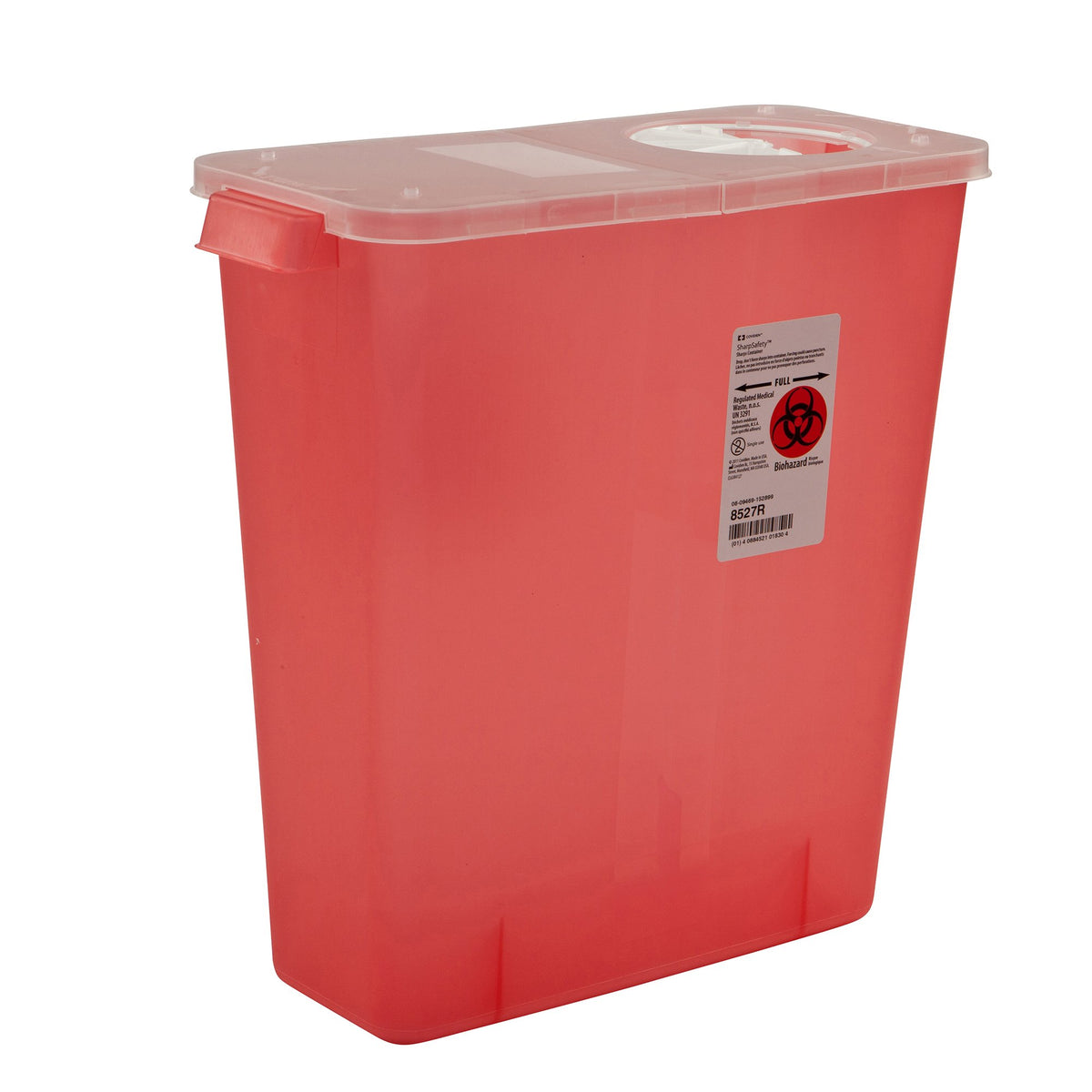 In-Room™ Multi-purpose Sharps Container, 3 Gallon, 13¾ x 13¾ x 6 Inch - Needles and Syringes>Sharps Collectors>Sharps Cont...