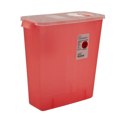 In-Room™ Multi-purpose Sharps Container, 3 Gallon, 13¾ x 13¾ x 6 Inch - Needles and Syringes>Sharps Collectors>Sharps Cont...