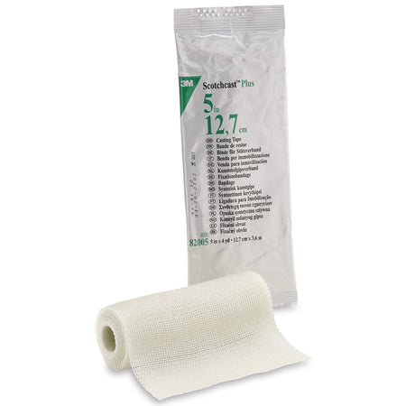 3M Scotchcast Plus Cast Tape, White, 5 Inch x 4 Yard-Cast Tape 3M Scotchcast Plus 5 Inch X 12 Foot Fiberglass / Resin White