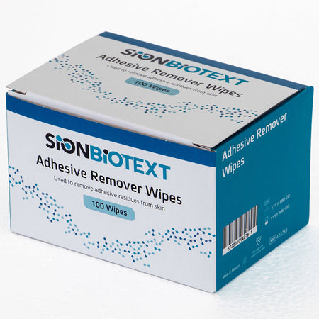SionBiotext Adhesive Remover, Individual Packets-Adhesive Remover SionBiotext Wipe 100 per Box