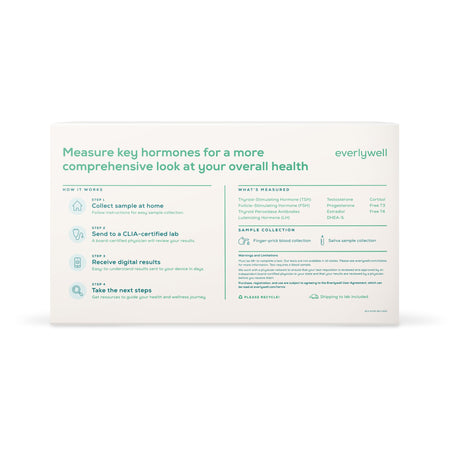 Everlywell Women's Health Test-Specimen Collection and Transport Kit Everlywell Collection Bag / Collection Tube Sterile