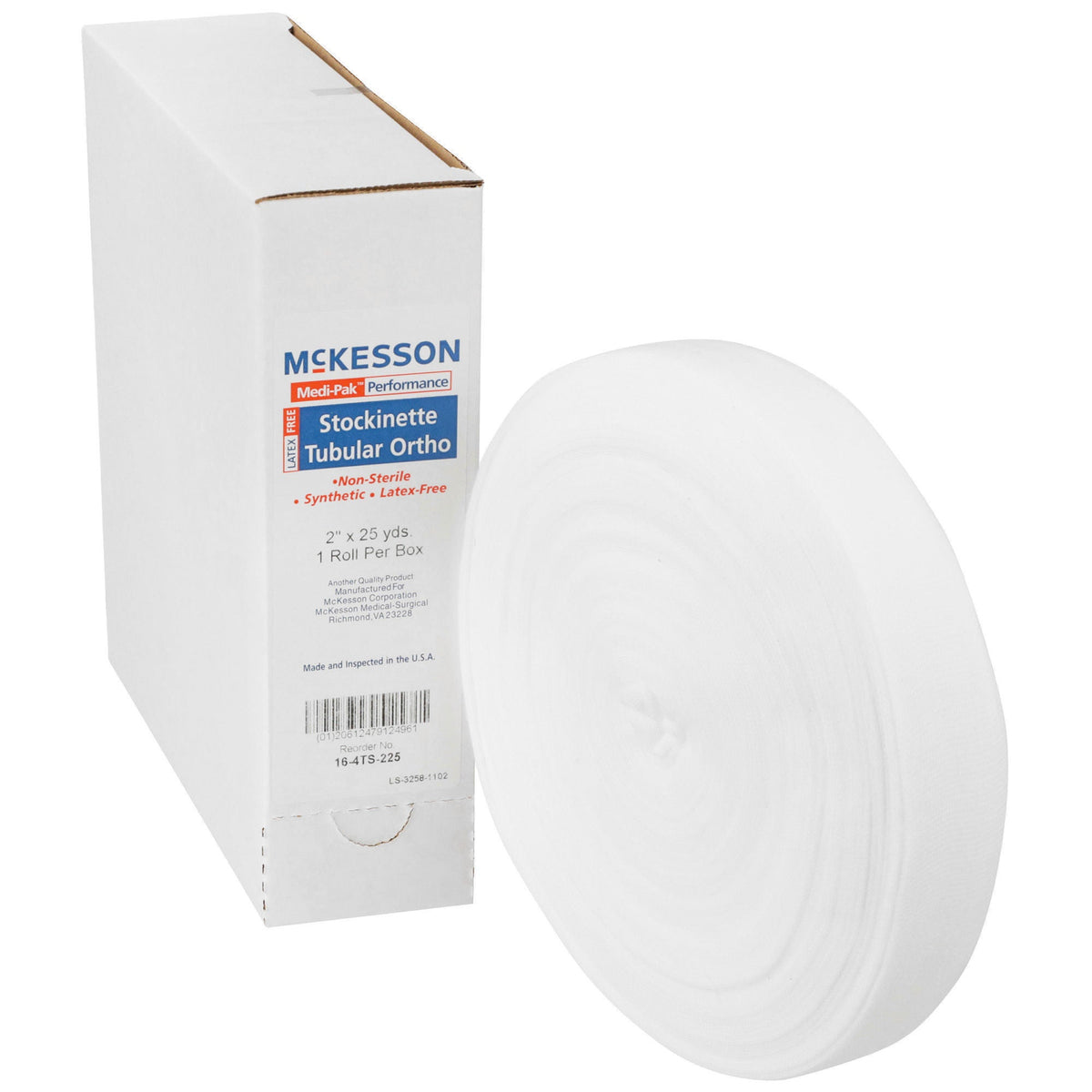 McKesson White Polyester Tubular Stockinette, 2 Inch x 25 Yard - Orthopedic>Casting>Cast Padding - McKesson Brand