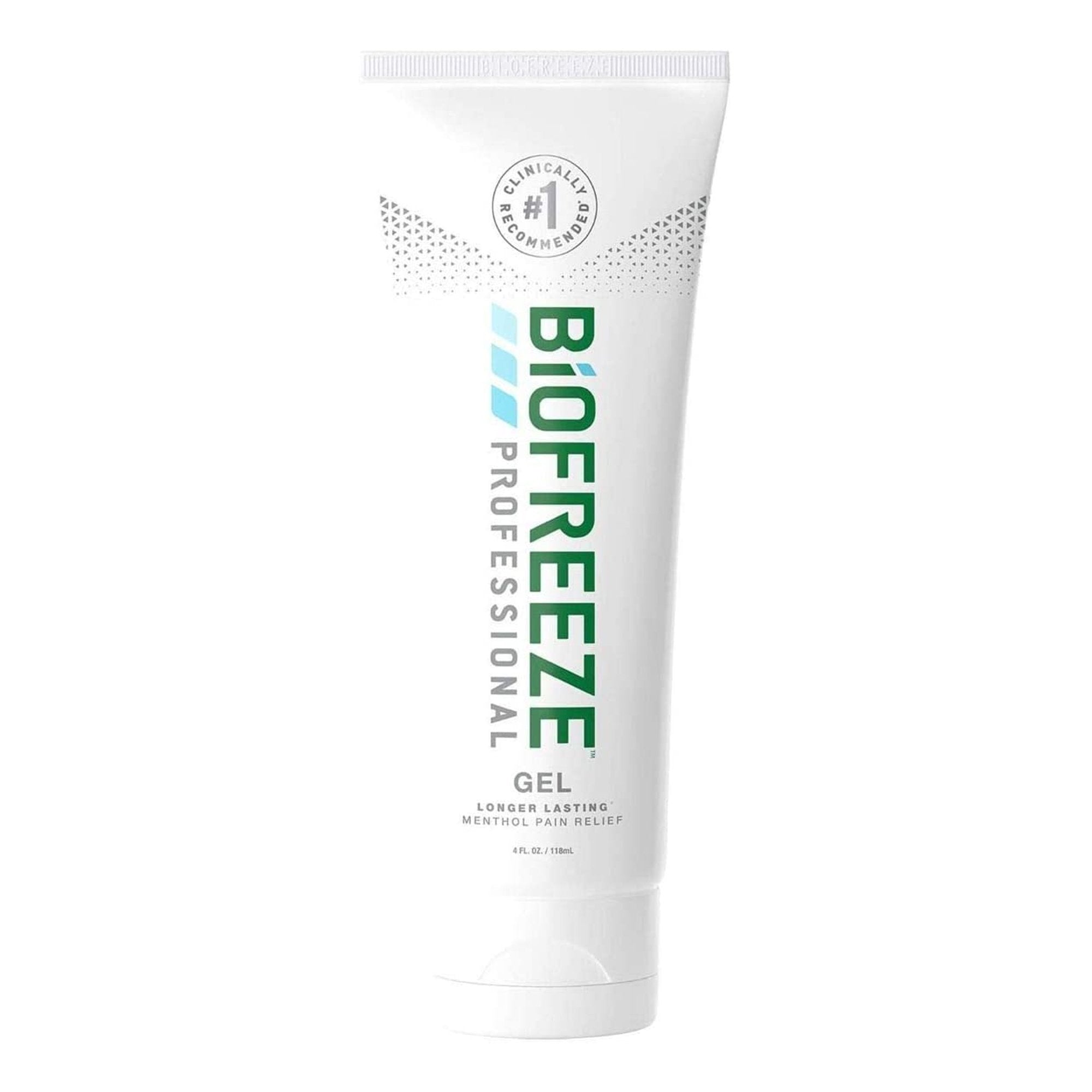 Biofreeze Professional Pain Relieving Gel, 4-ounce tube-Topical Pain Relief Biofreeze Professional 5% Strength Menthol Topical Gel 4 oz.