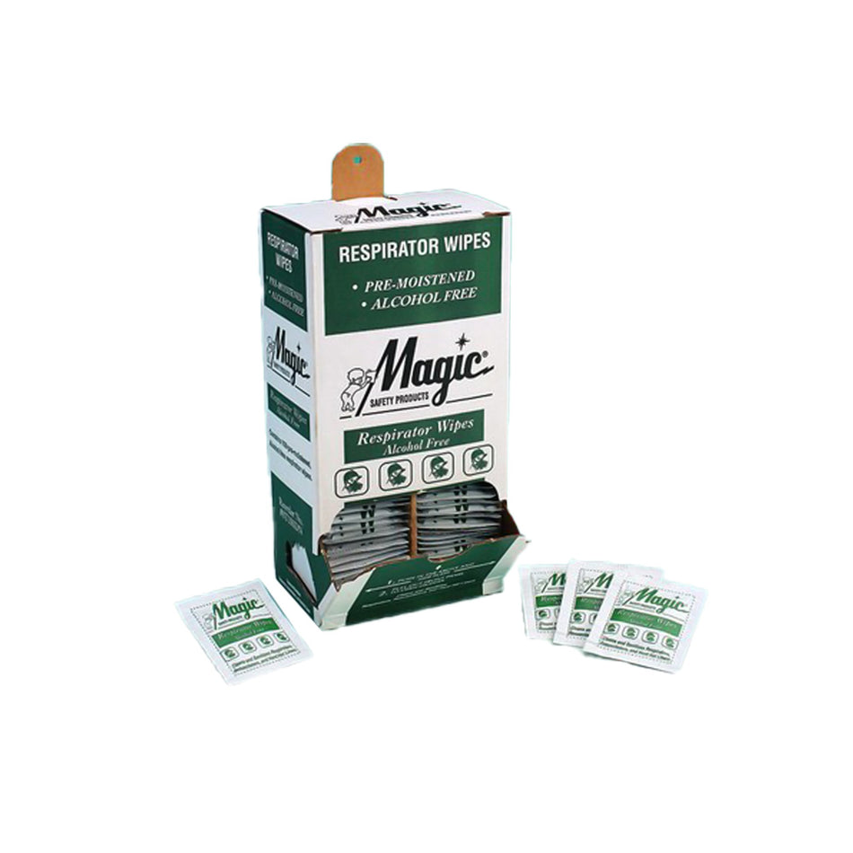 Magic Premoistened Surface Disinfectant Wipes-Magic Surface Disinfectant Premoistened Manual Pull Wipe 100 Count Individual Packet NonSterile
