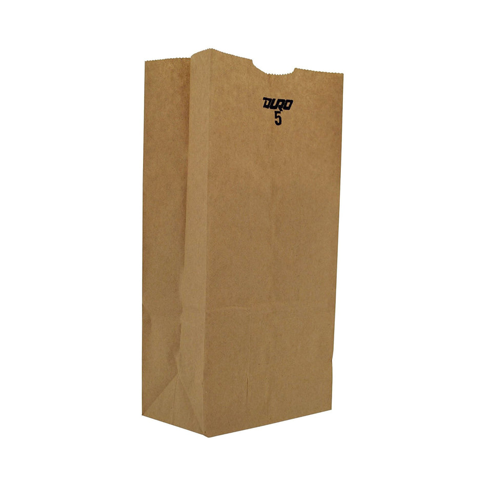 Duro Grocery Bag-Grocery Bag Duro Brown Kraft Recycled Paper #5
