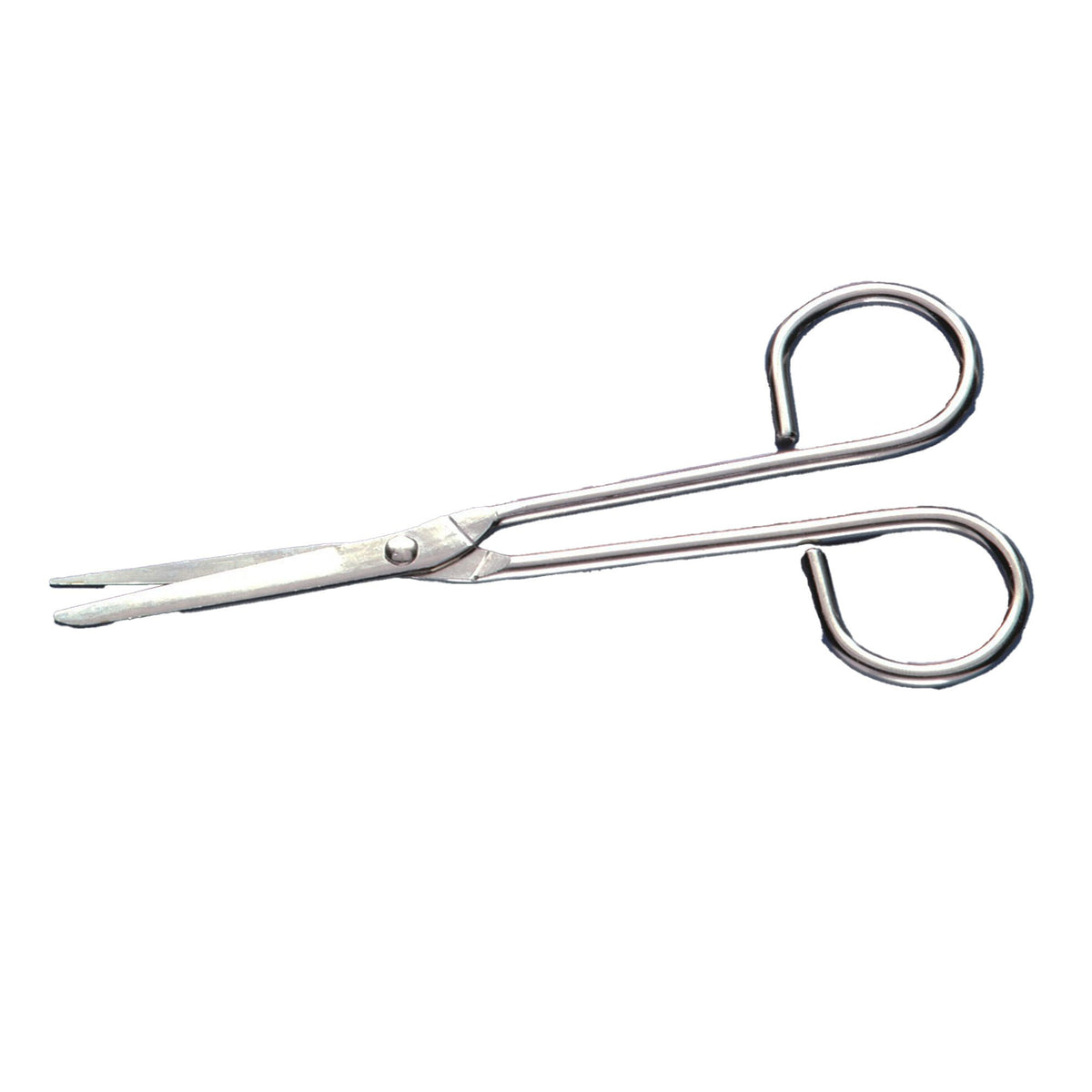Busse Utility Scissors-Utility Scissors Busse Nurse 5-1/4 Inch Length Floor Grade Stainless Steel Sterile Finger Ring Handle Angled Sharp Tip / Blunt Tip