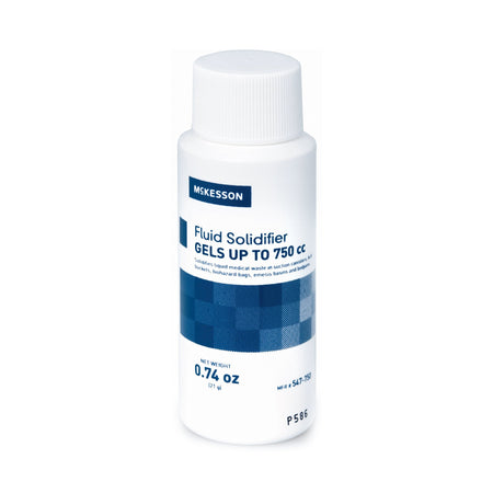McKesson Fluid Solidifier, Screw Top Bottle, 750 mL-Fluid Solidifier McKesson 750 cc Screw Top Bottle 21 Gram