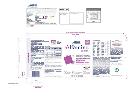 Alfamino® Junior Amino Acid–Based Pediatric Formula, Vanilla, 14.1-ounce can - Nutritionals and Feeding Supplies>Nutrition...
