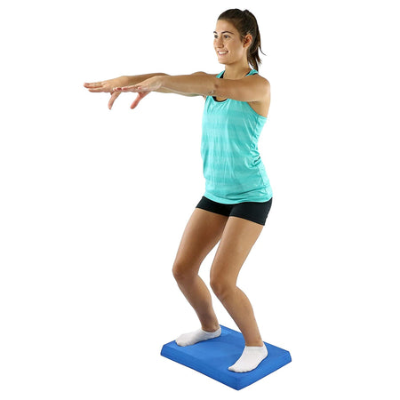 CanDo Foam Balance Pad, 16 x 20 Inch-CanDo Balance Pad Blue Foam 16 X 20 Inch