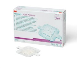 3M™ Tegaderm™ High Performance Adhesive with Border Foam Dressing, 3½ x 3½ Inch - Wound Care>Advanced Wound Care>Foam Dres...
