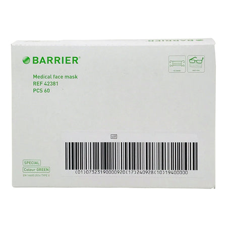 BarrierExtra Protection Surgical Mask-Surgical Mask Barrier Special Anti-fog Not Rated Tie Closure One Size Fits Most