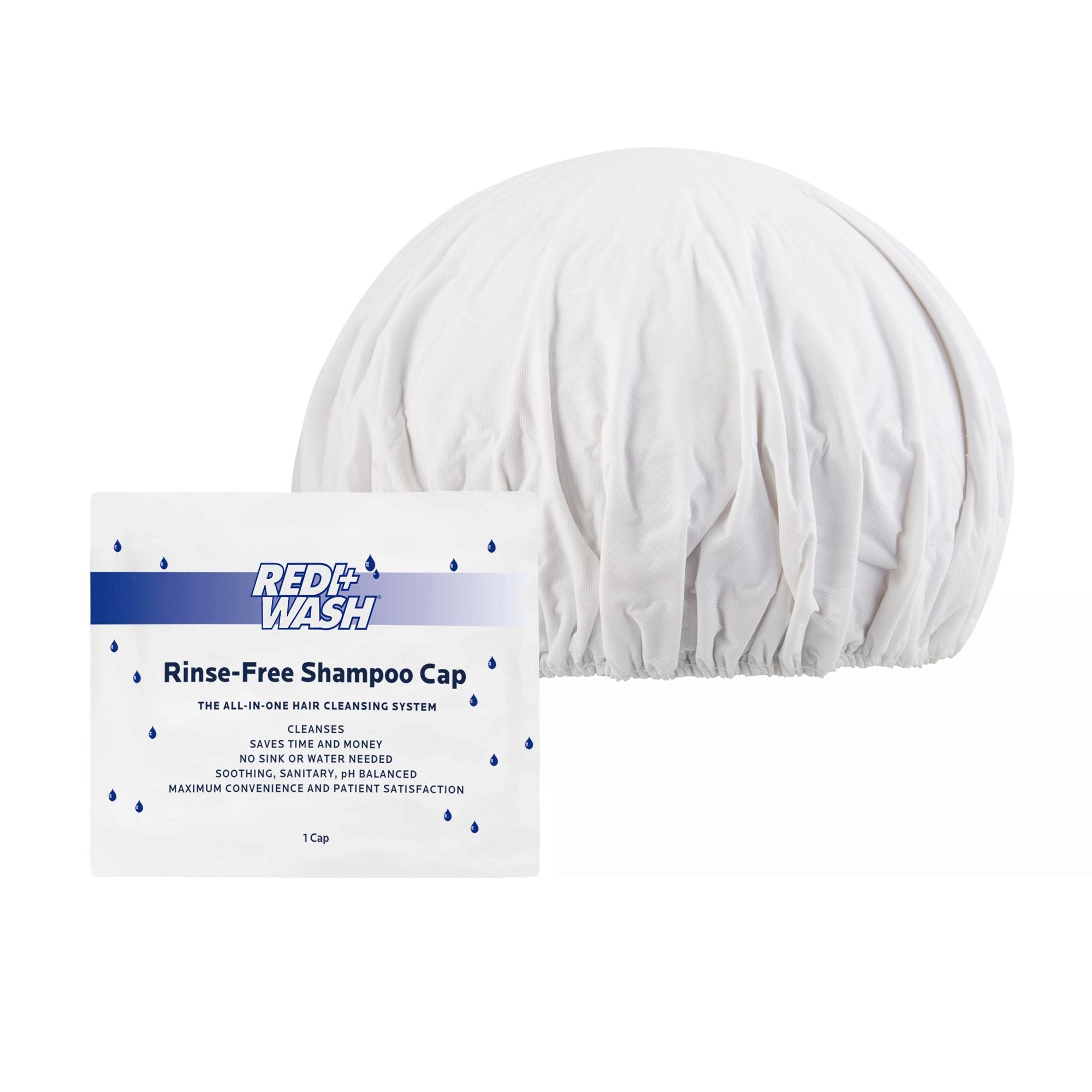 DawnMist Redi+Wash Shampoo Cap-Shampoo Cap DawnMist Redi+Wash 1 per Pack Individual Packet Scented