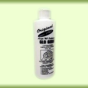 Glo Germ Germ Simulator-Germ Simulator Glo Germ 8 oz. Bottle Glo Germ White Powder / Purified Water NonSterile